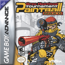 Greg Hastings Tournament Paintball Maxed box art for GameBoy Advance
